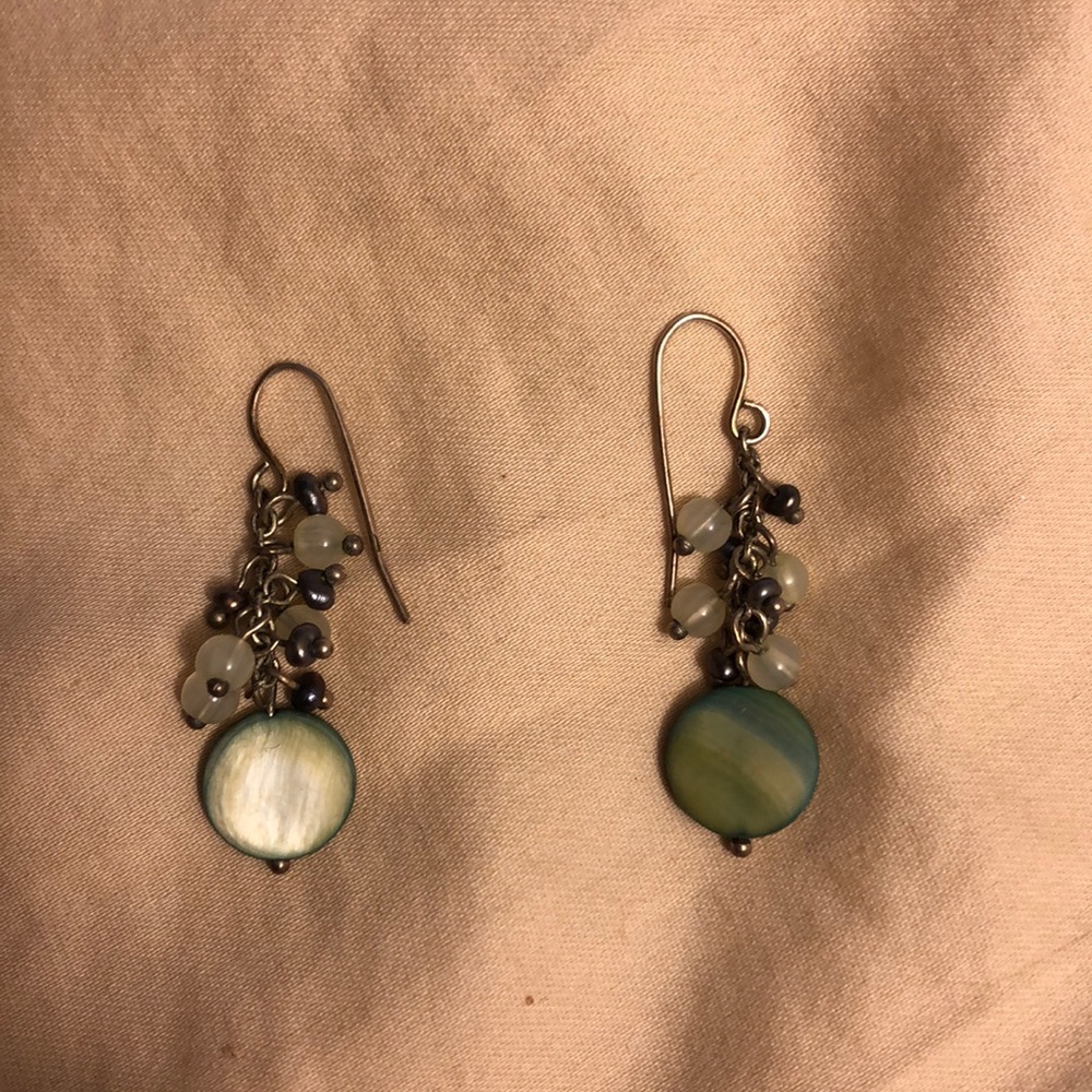 💚Cute green earrings💚